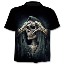 Load image into Gallery viewer, 2020 New Design t shirt men/women heavy metal grim Reaper Skull 3D printed t-shirts casual Harajuku style tshirt streetwear tops
